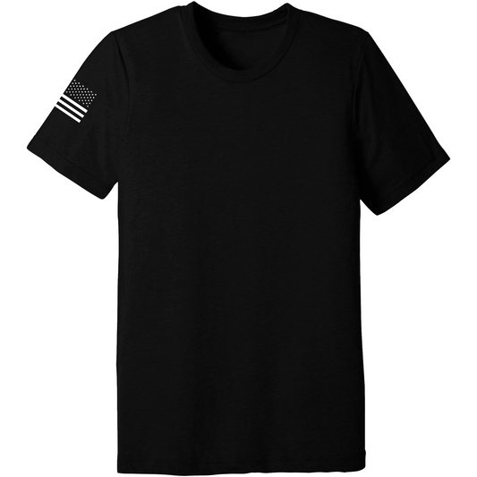 Emblem Basics Comfort Unisex Triblend SS Tee - White Flag