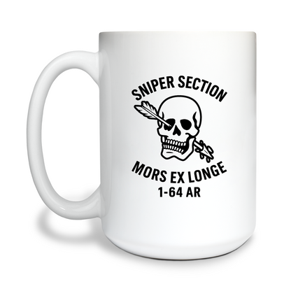 1-64 AR HHC SNIPER SECTION 15 oz White Ceramic Mug - LQdt76
