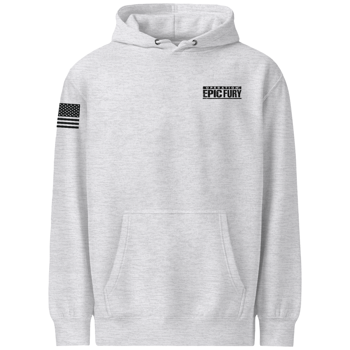 Operation Epic Fury Comfort Unisex Hooded Sweatshirt - Eagle