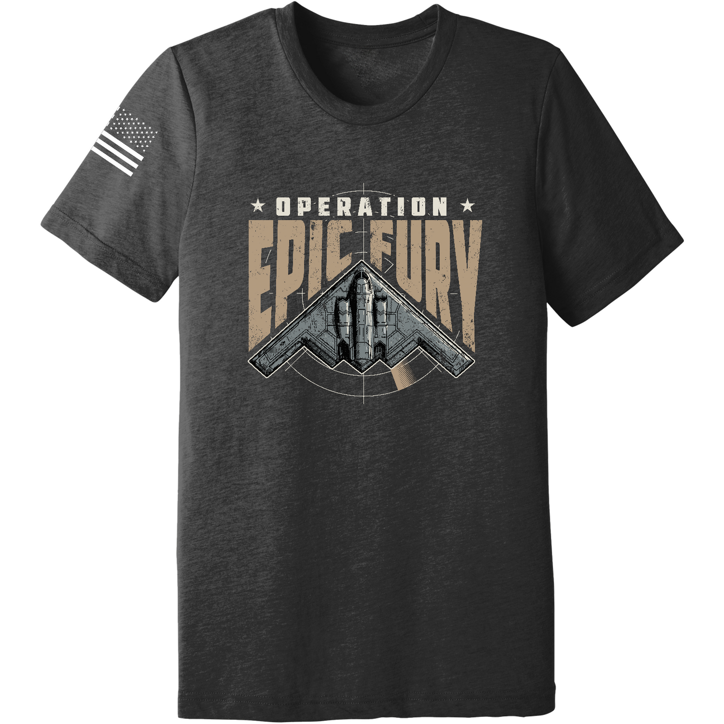 Operation Epic Fury Comfort Unisex Triblend SS Tee - Stealth