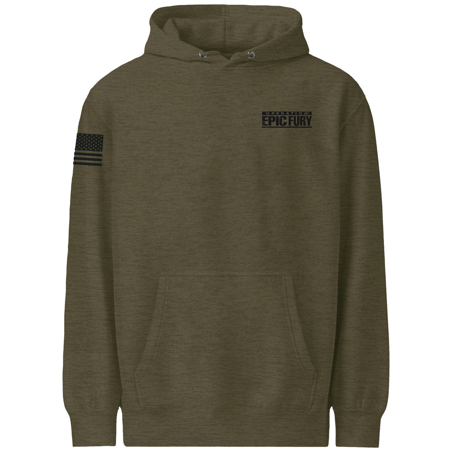 Operation Epic Fury Comfort Unisex Hooded Sweatshirt - Eagle
