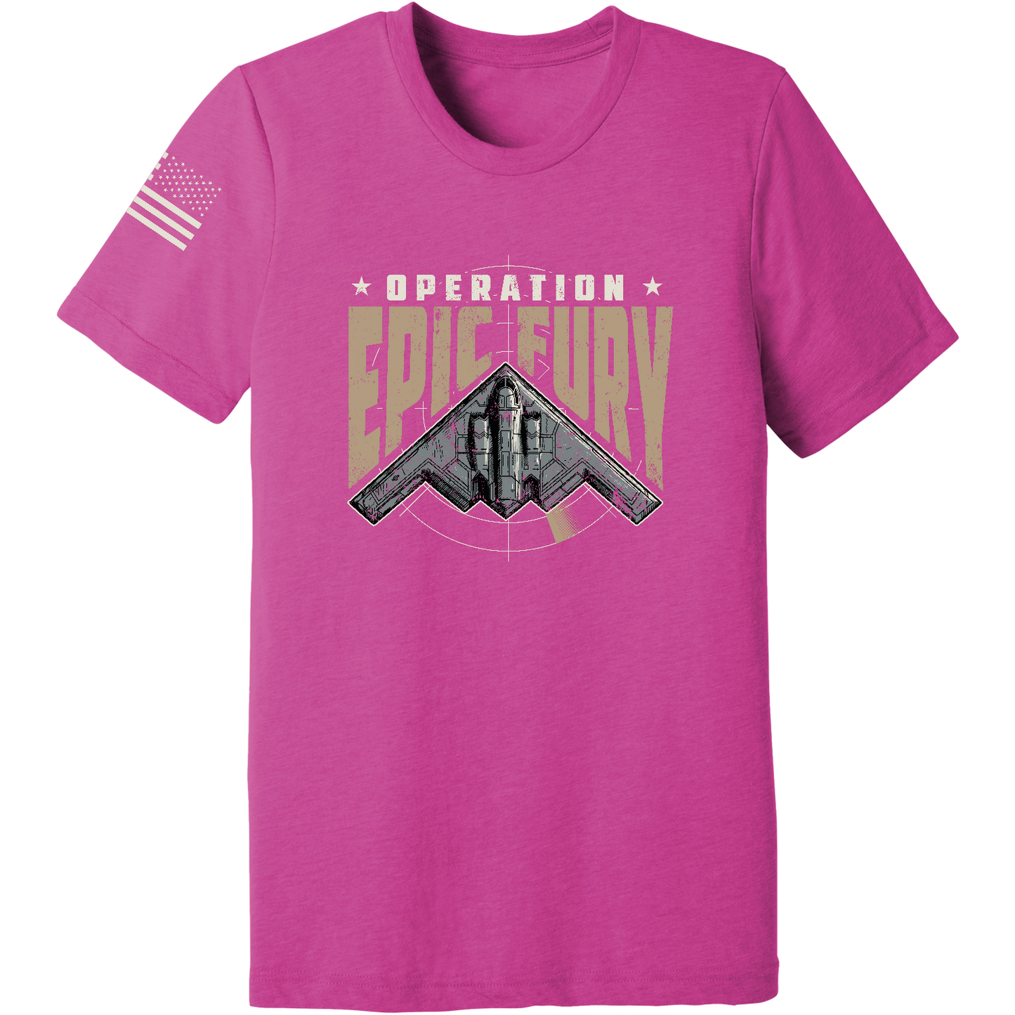 Operation Epic Fury Comfort Unisex Triblend SS Tee - Stealth