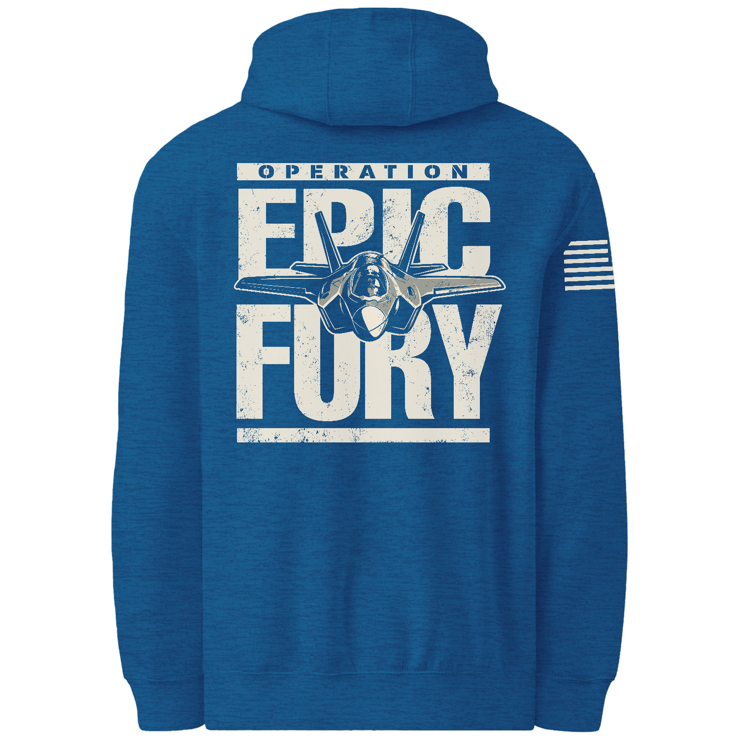 Operation Epic Fury Comfort Unisex Hooded Sweatshirt - Plane