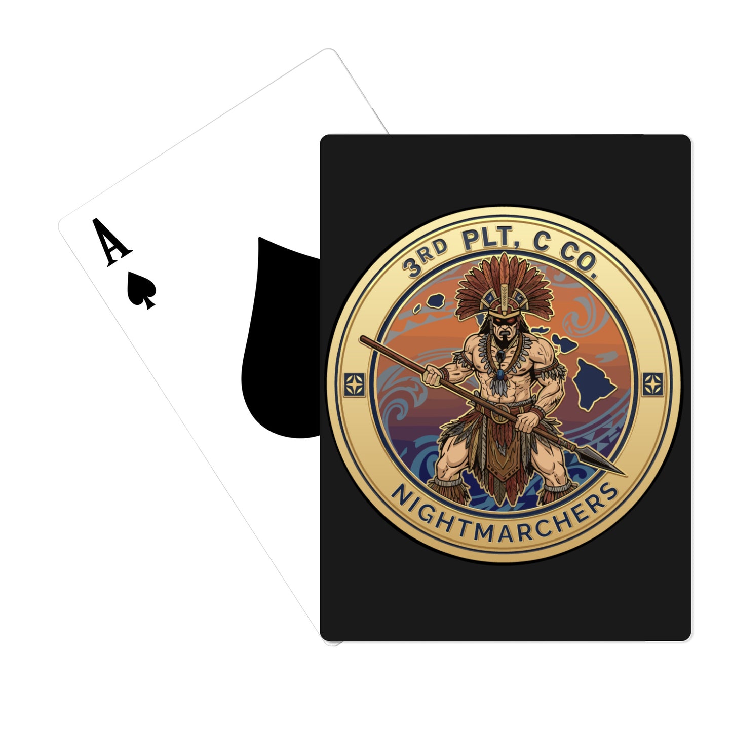 3PLT “Nightmarchers”, C Co, 2-21IN Playing Cards - 9JlGzI