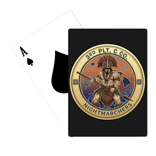 3PLT “Nightmarchers”, C Co, 2-21IN Playing Cards - 9JlGzI