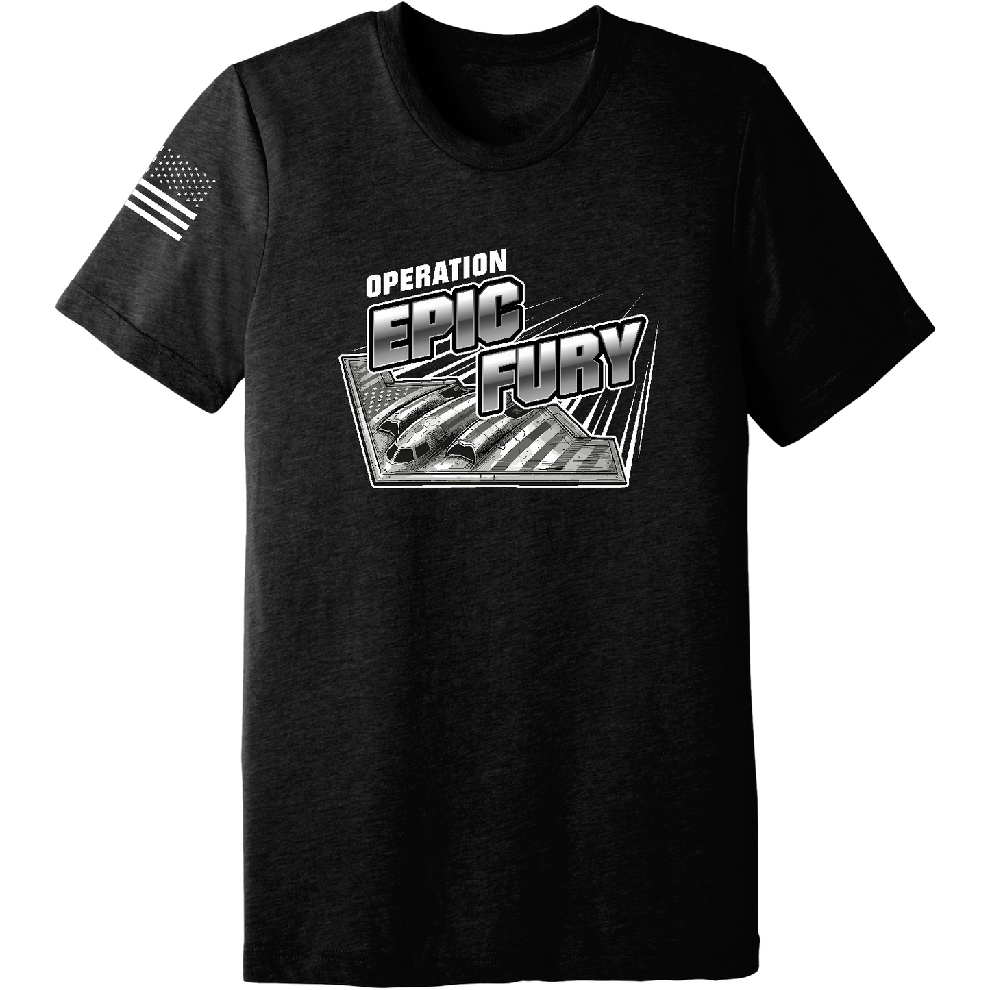 CUSTOM Operation Epic Fury Comfort Unisex Triblend SS Tee - Supersonic