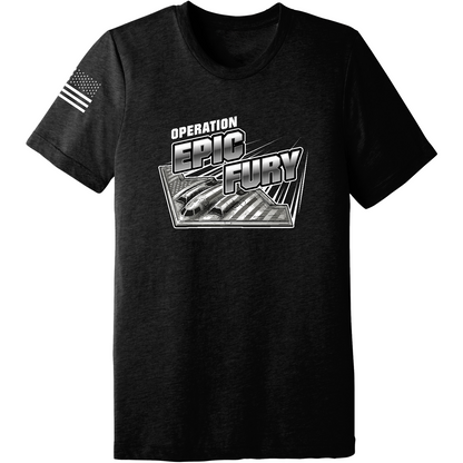 CUSTOM Operation Epic Fury Comfort Unisex Triblend SS Tee - Supersonic