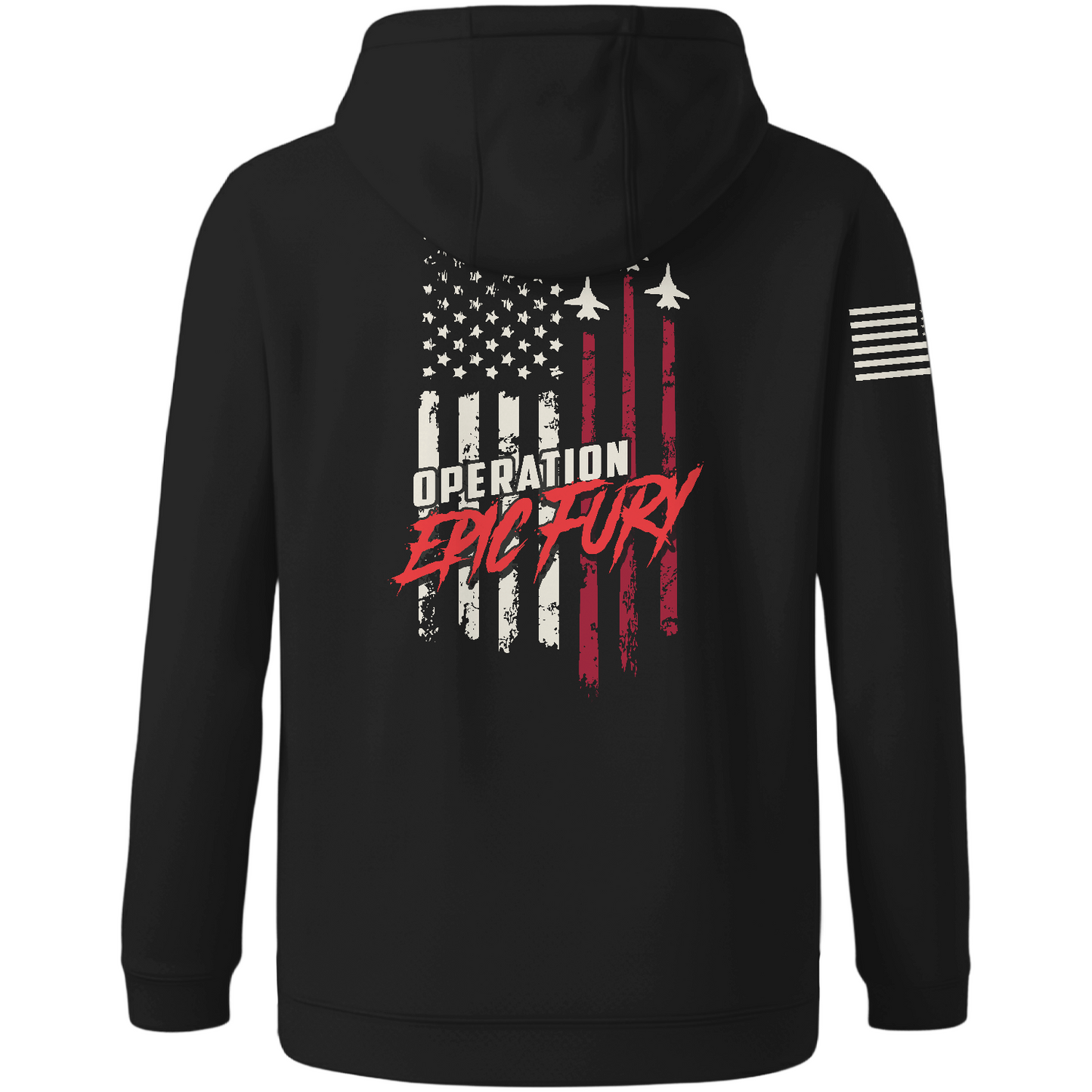 CUSTOM Operation Epic Fury Hi-Tech Performance Hoodie - Flag