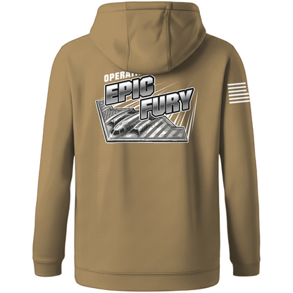 CUSTOM Operation Epic Fury Hi-Tech Performance Hoodie - Supersonic