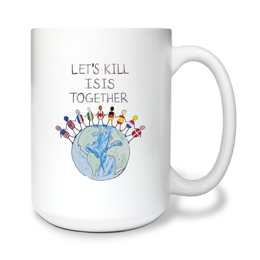 CJTF 15 oz White Ceramic Mug - jsF9fX