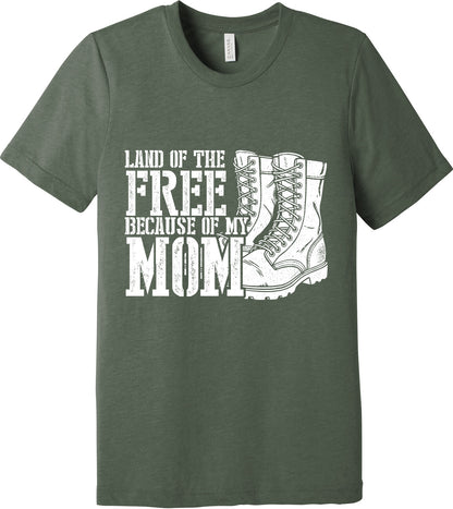 Emblem Comfort Unisex Triblend SS Tee - Because of Mom