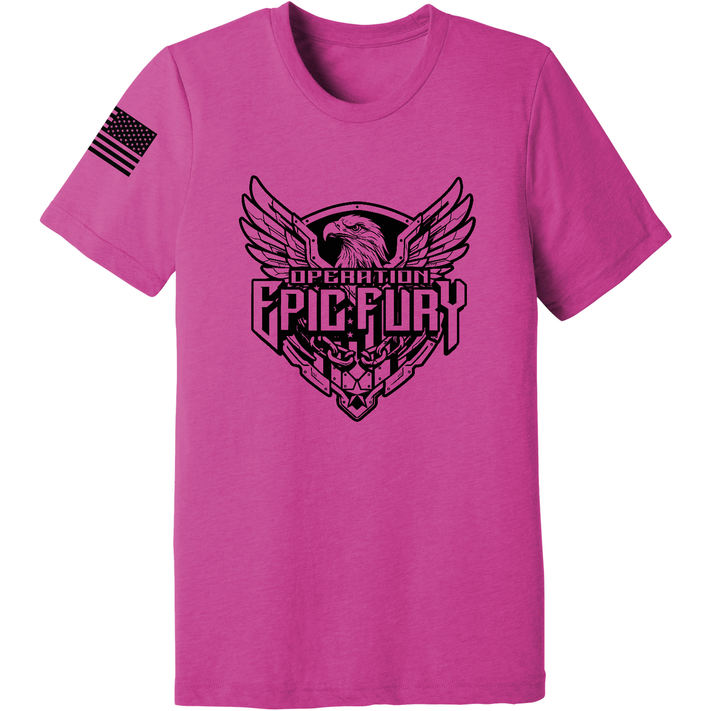 CUSTOM Operation Epic Fury Comfort Unisex Triblend SS Tee - Eagle