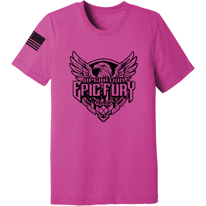 CUSTOM Operation Epic Fury Comfort Unisex Triblend SS Tee - Eagle