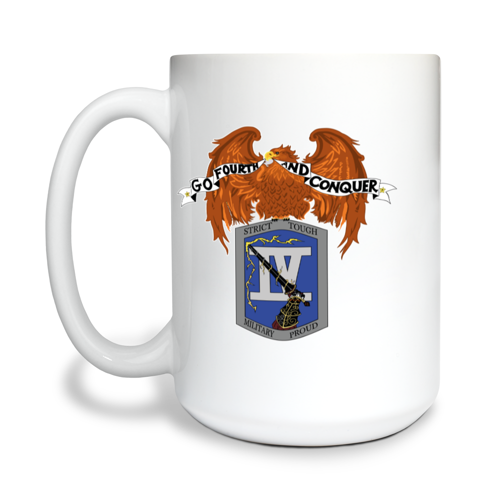 4th REG, BTD 15 oz White Ceramic Mug - h8qyqL