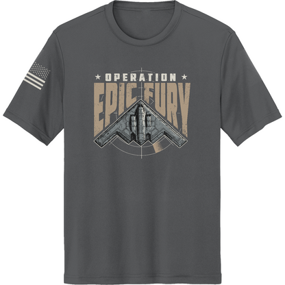 Operation Epic Fury Hi-Tech SS Performance Tee - Stealth