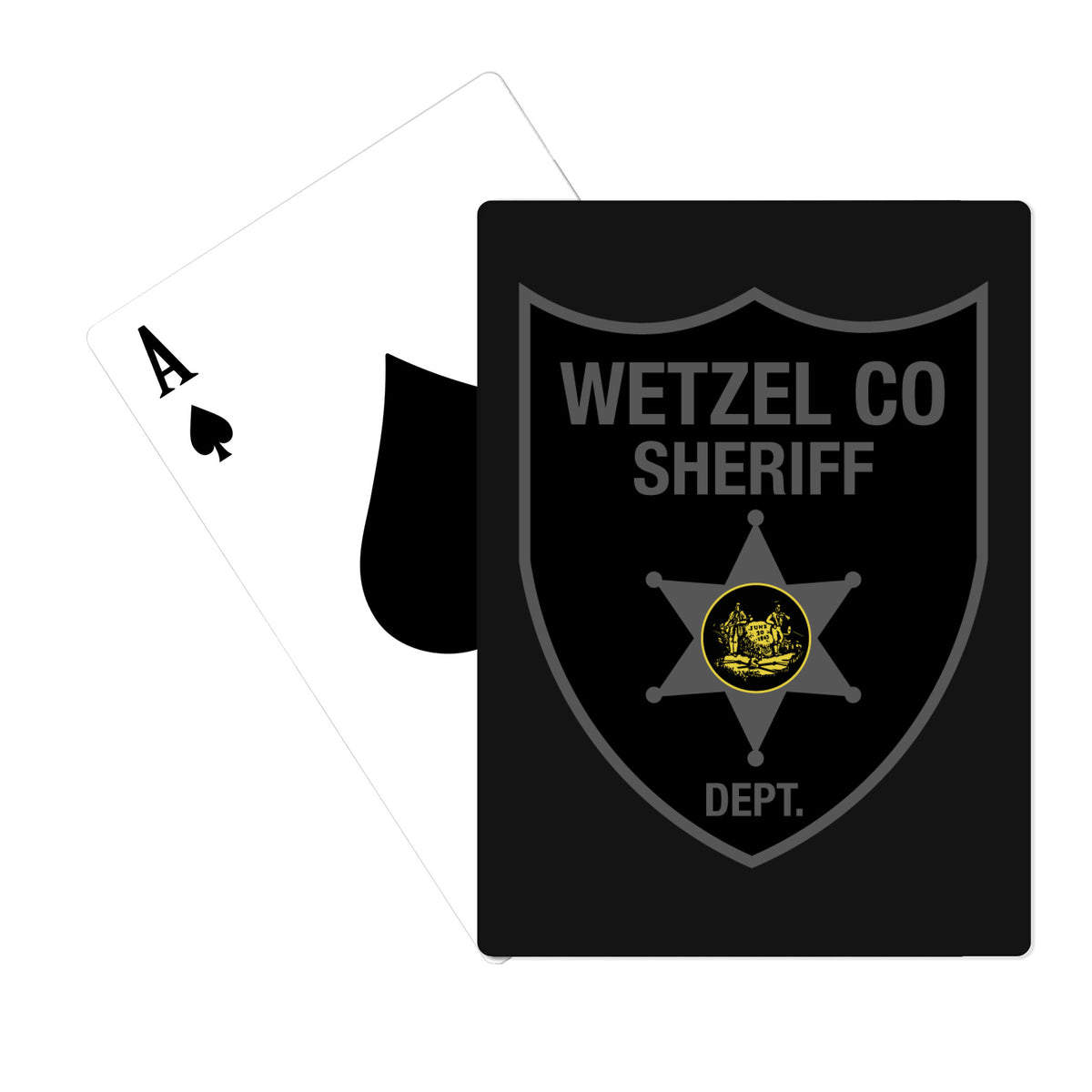 Wetzel County Sheriff Playing Cards - B8XdQb