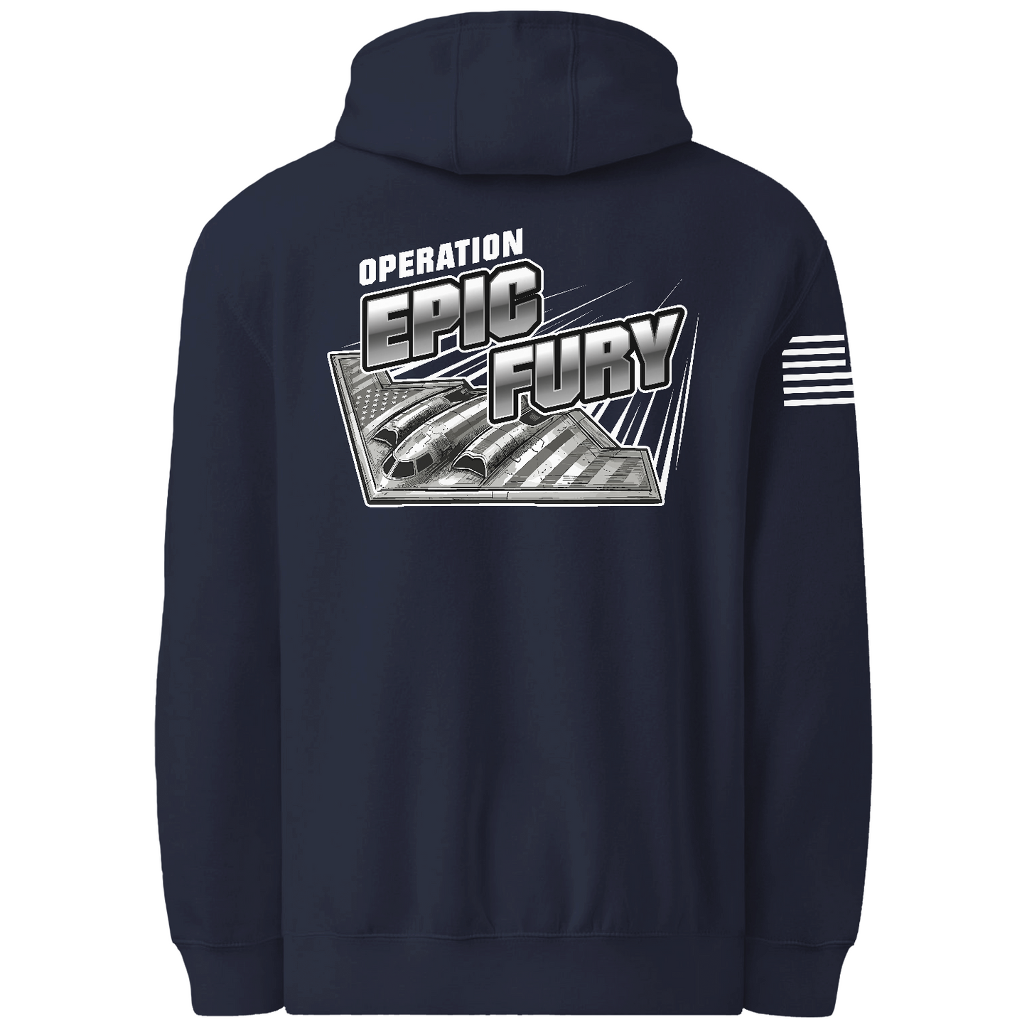 CUSTOM Operation Epic Fury Comfort Unisex Hooded Sweatshirt - Supersonic