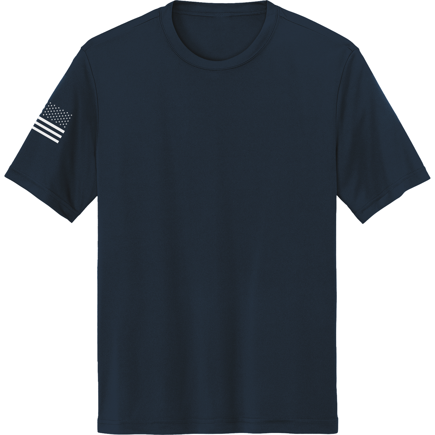 Emblem Basics Hi-Tech SS Performance Tee - White Flag