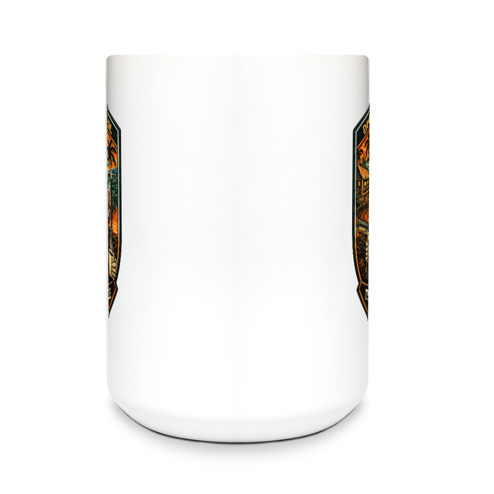 Island Time 15 oz White Ceramic Mug - kaxNbQ