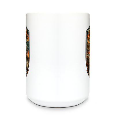 Island Time 15 oz White Ceramic Mug - kaxNbQ
