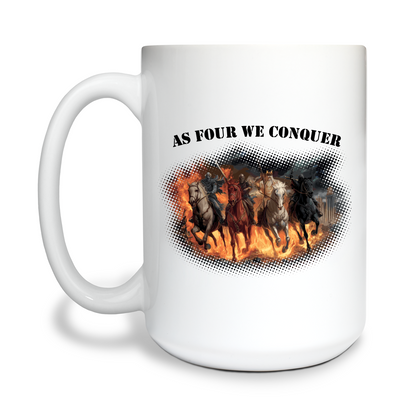 Alpha 5/4 ADAR 15 oz White Ceramic Mug - UCVbkA