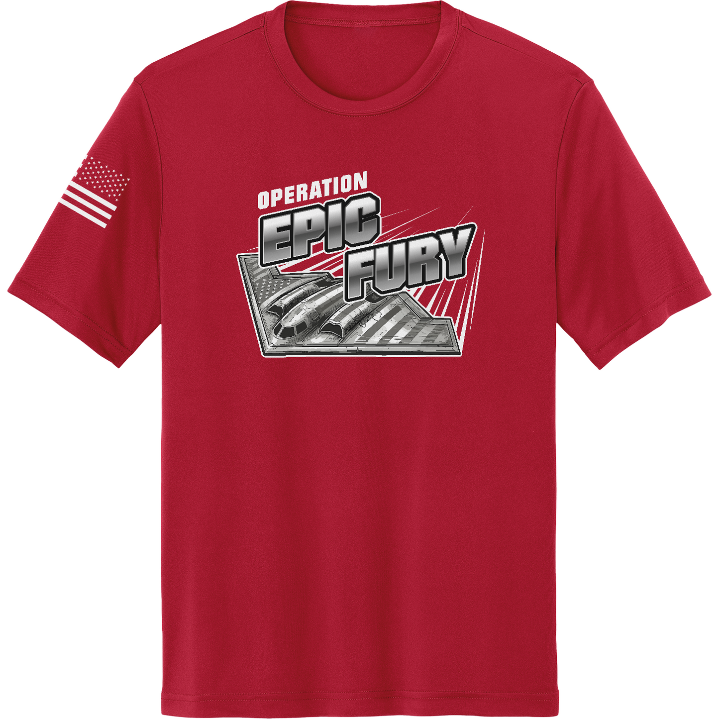 CUSTOM Operation Epic Fury Hi-Tech SS Performance Tee - Supersonic