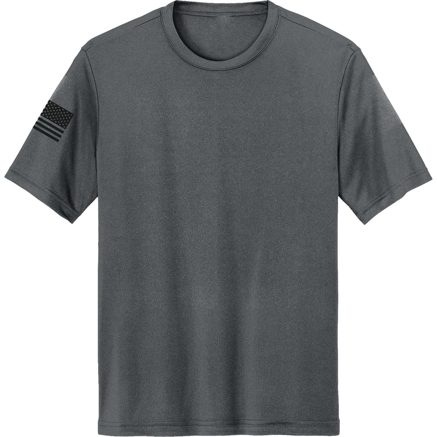 Emblem Basics Hi-Tech SS Performance Tee - Black Flag