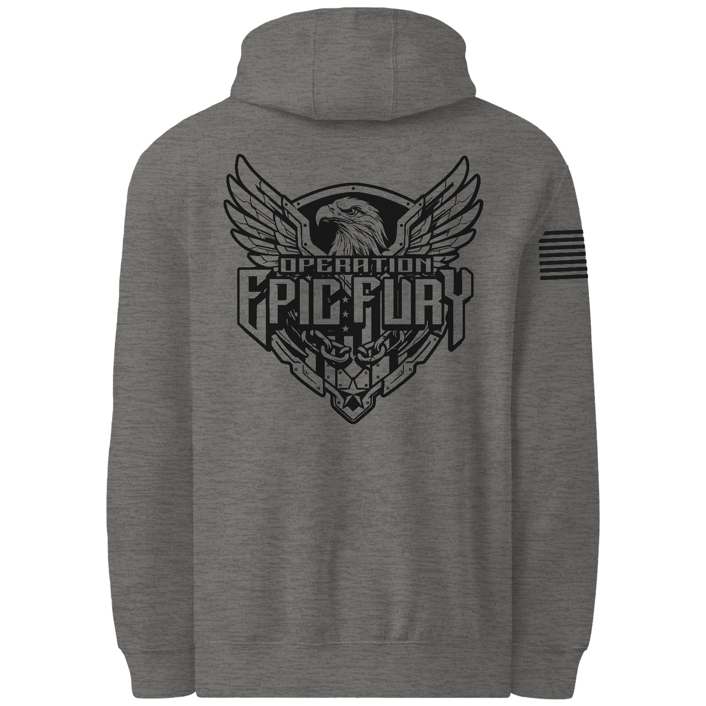 CUSTOM Operation Epic Fury Comfort Unisex Hooded Sweatshirt - Eagle