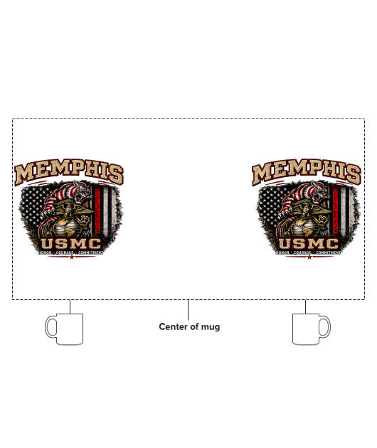 University of Memphis NROTC Ceramic Mug - kZznmt