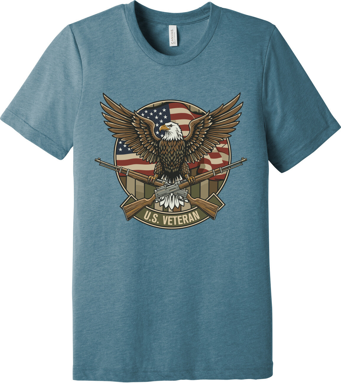 Emblem Comfort Unisex Triblend SS Tee - U.S. Veteran