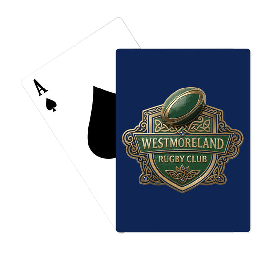 Westmoreland Rugby Club Playing Cards - 8Ms2qd
