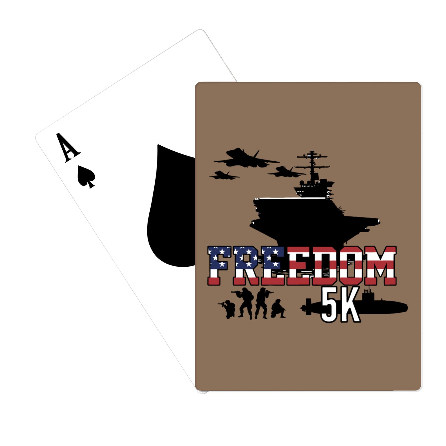 Navy and Marine Corps Freedom 5K Playing Cards - 3zh4r8