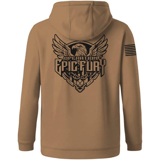 CUSTOM Operation Epic Fury Hi-Tech Performance Hoodie - Eagle