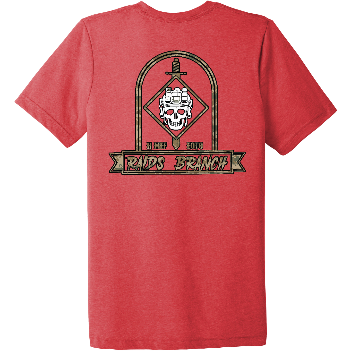 II MEF EOTG, Amphibious Raids Branch Comfort Unisex Triblend SS Tee - 9T3JPV