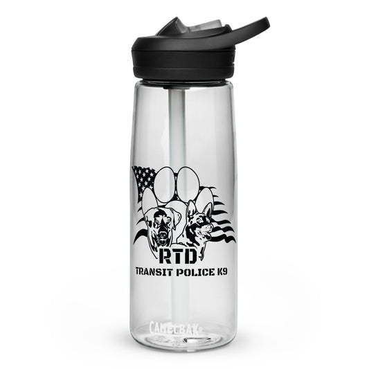 RTD Transit Police K9 Camelbak Sports Water Bottle - nkj6zH