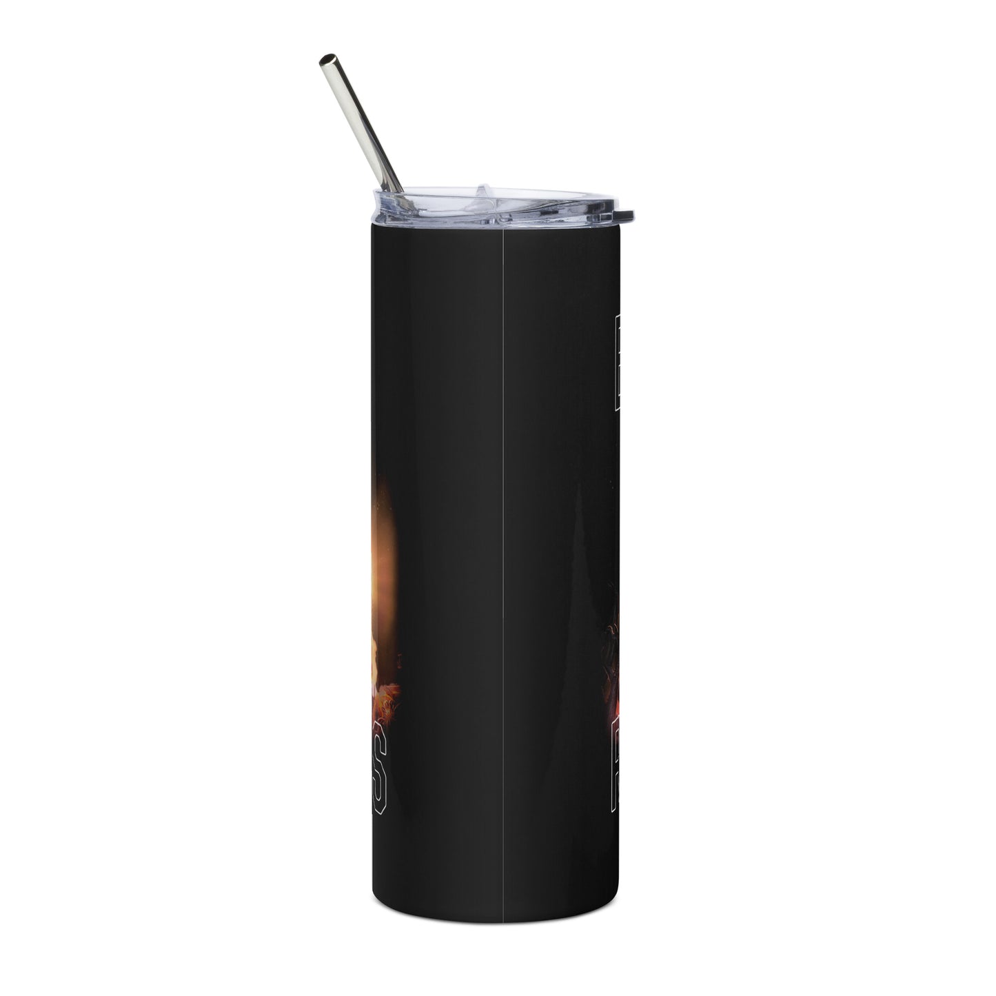 Pltn, B Btry, 4 BN, 133rd FAR Stainless steel tumbler - ph4emk