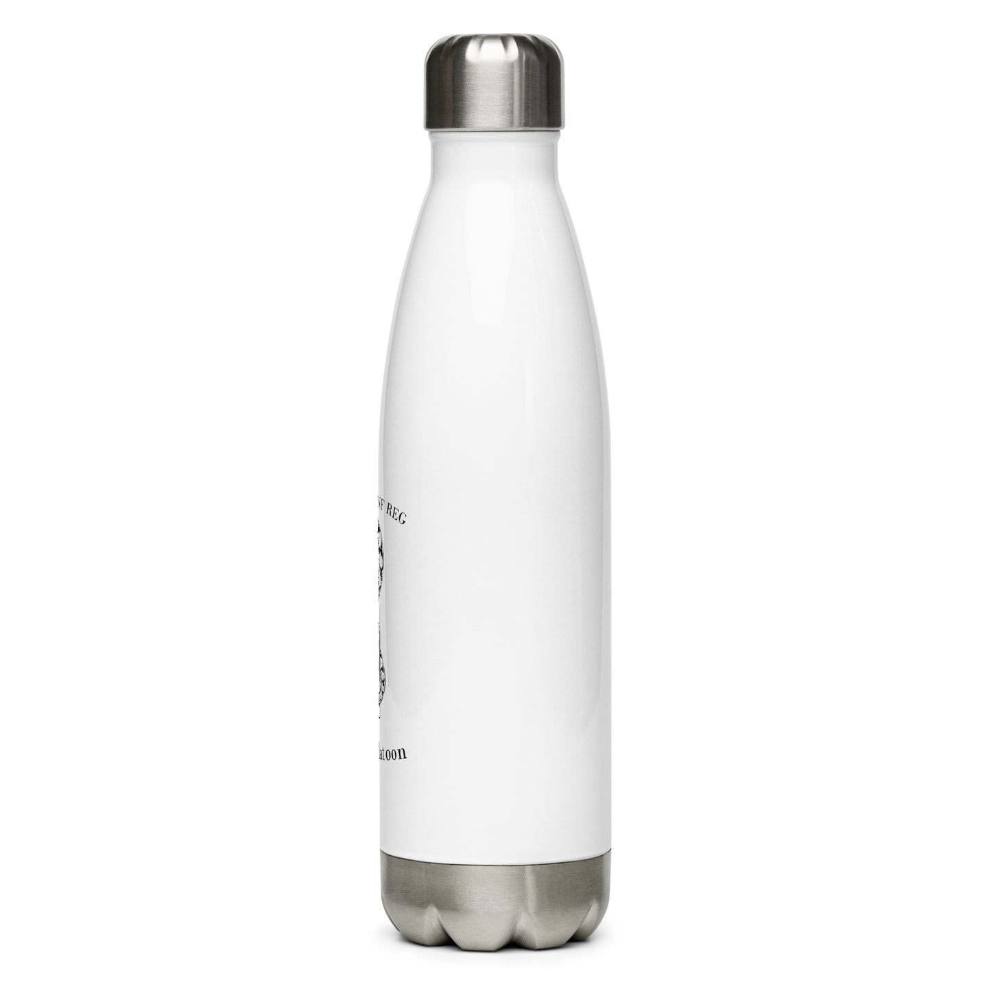 Medical Platoon, HHC, 1st BN, 158th INF REG Rugged Stainless Steel Water Bottle - spbDRT