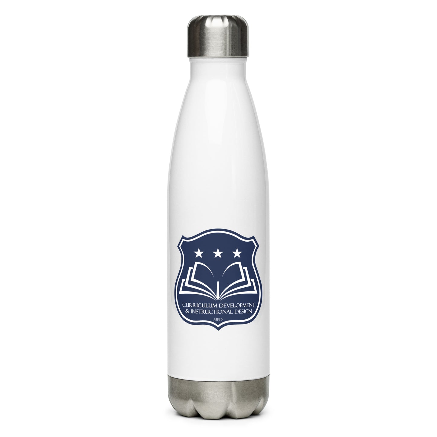 MPD Curriculum Development and Instructional Design Rugged Stainless Steel Water Bottle - Zd7GRK