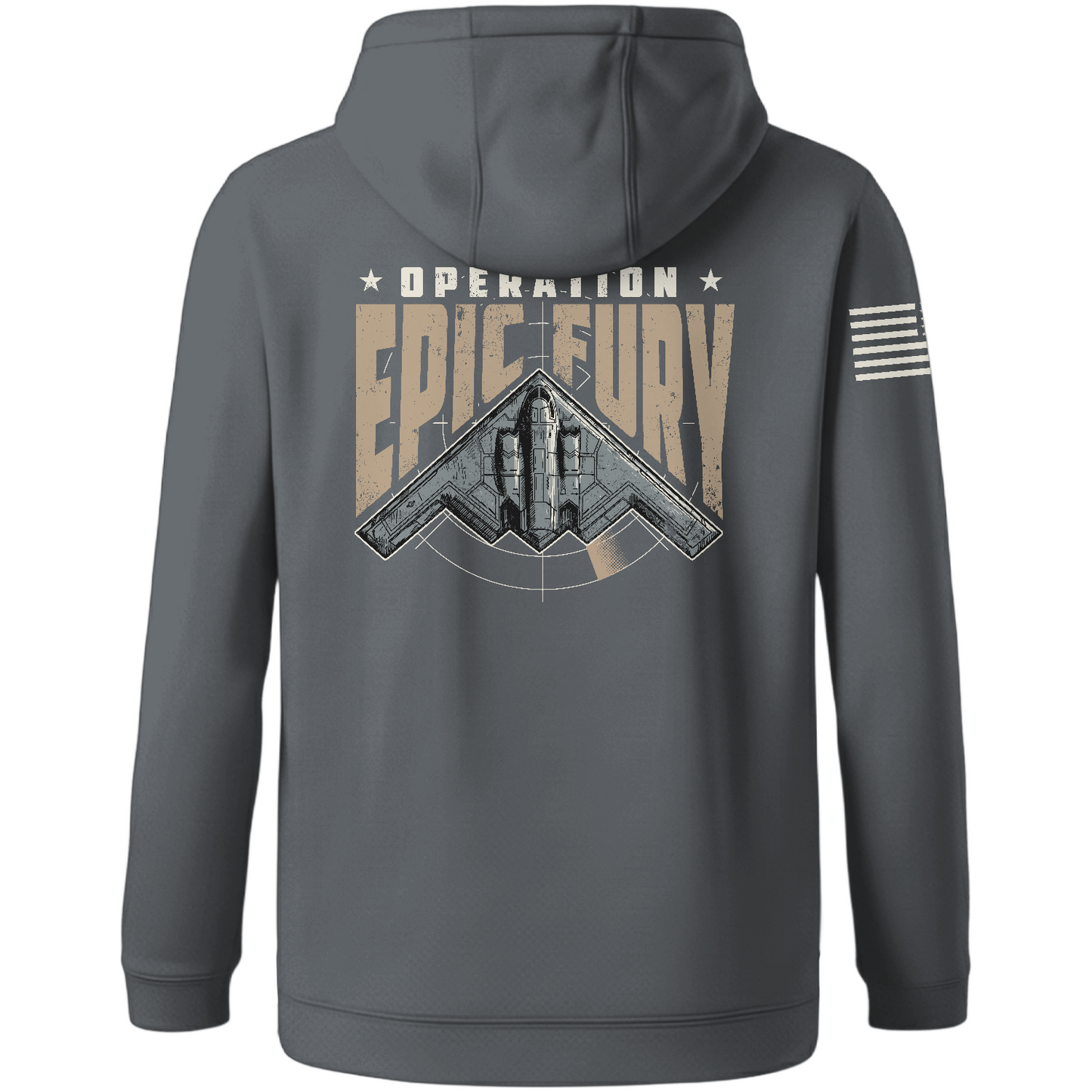 CUSTOM Operation Epic Fury Hi-Tech Performance Hoodie - Stealth