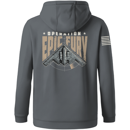 CUSTOM Operation Epic Fury Hi-Tech Performance Hoodie - Stealth