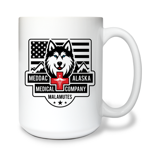 MEDDAC-ALASKA 15 oz White Ceramic Mug - OhD9kn