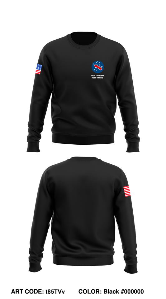 HSC, HHBN, USARPAC Regiment Core Men's Crewneck Performance Sweatshirt - t85TVv