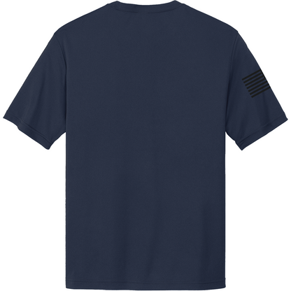Emblem Basics Hi-Tech SS Performance Tee - Black Flag
