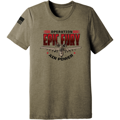 CUSTOM Operation Epic Fury Comfort Unisex Triblend SS Tee - Thunder