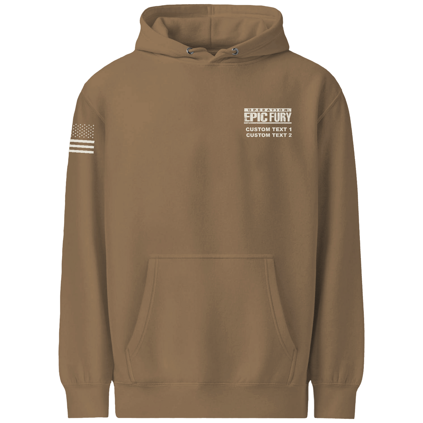 CUSTOM Operation Epic Fury Comfort Unisex Hooded Sweatshirt - Plane