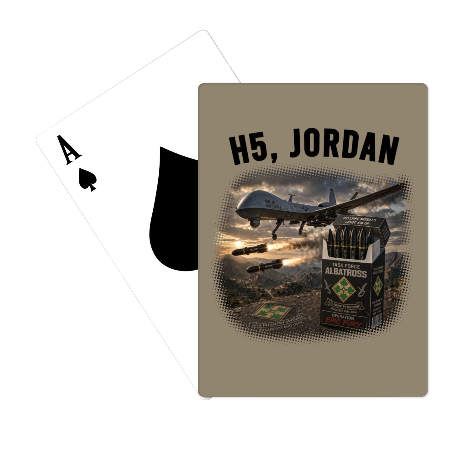F/4 Task Force Albatross Playing Cards - Sbue2z
