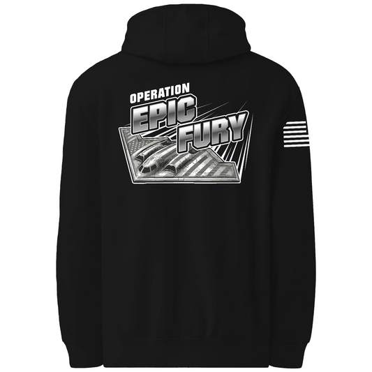 CUSTOM Operation Epic Fury Comfort Unisex Hooded Sweatshirt - Supersonic