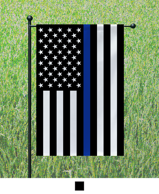 Emblem Flag Series - Garden Flag - Thin Blue Line