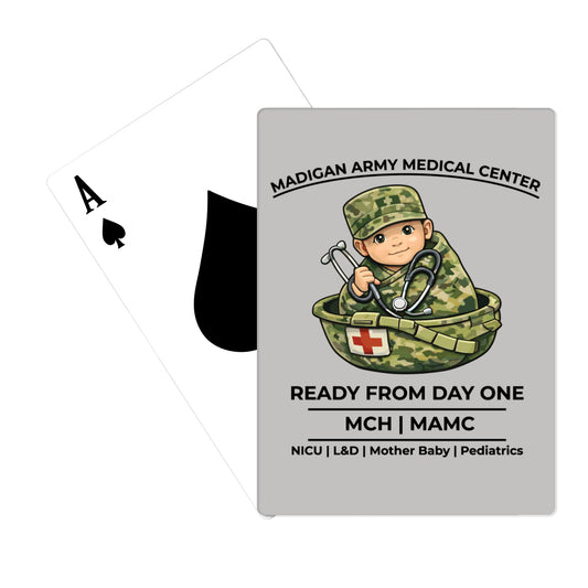 Maternal Child Health, Madigan Army Medical Center Playing Cards - SkRGwx