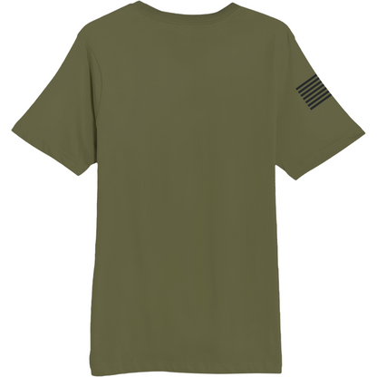 Emblem Basics Comfort Unisex Cotton SS Tee - Black Flag